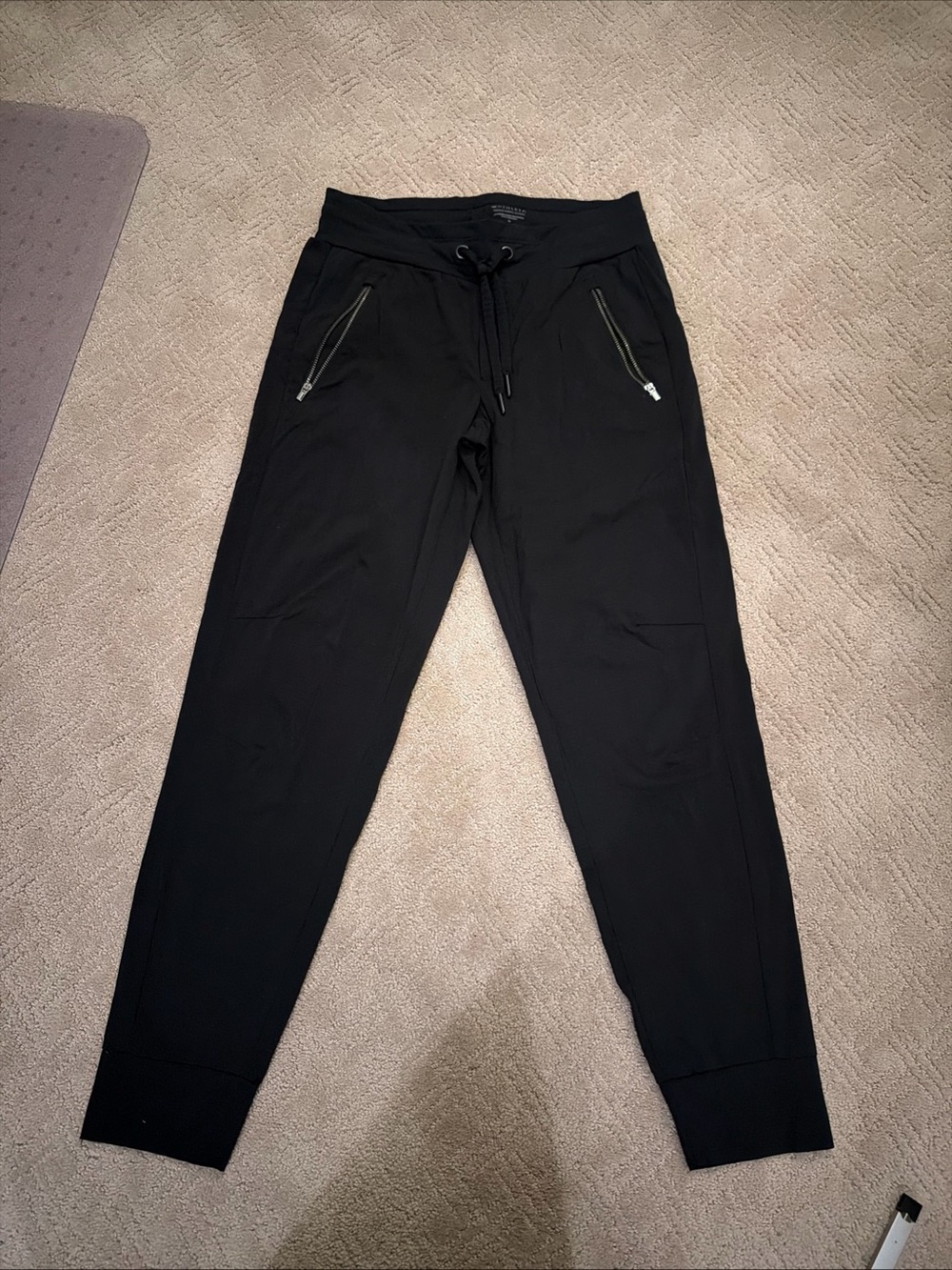 Athleta Black Men's Jogger Pants with Zip Pockets